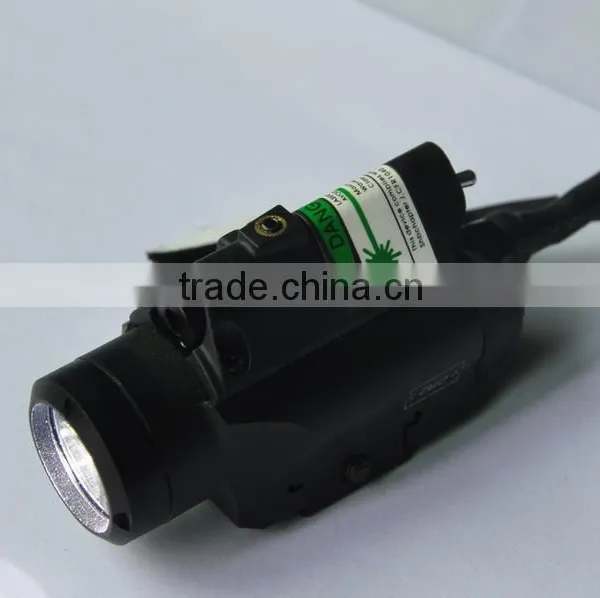Tactical 300 Lumen LED Light Plus Green Laser Sight for Gun photo-3