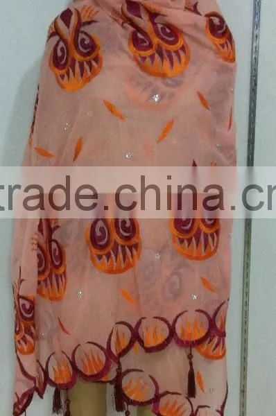 CSF0241-6 Muslim Scarf,embroider Scarves,shawls,wrap,pashmina With Bean