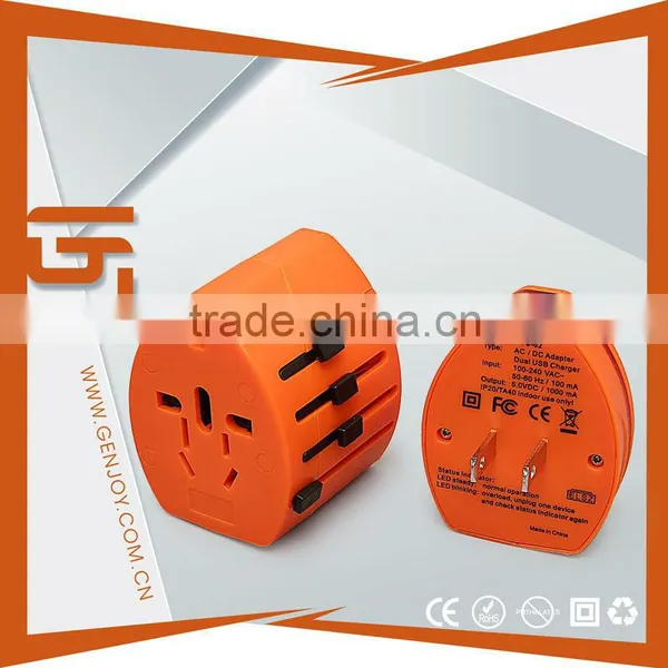 2014 eu to uk Travel Adapter Plug With Usb photo-3