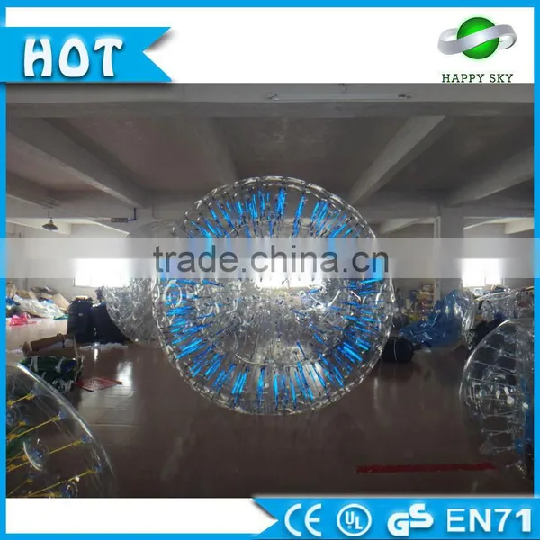 2016 HappySky 100% PTU/ PVC Inflatable LED Human Sized Hamster Ball, Zorb Ball, Human Hamster Ball for Sale Quality Choice photo-4