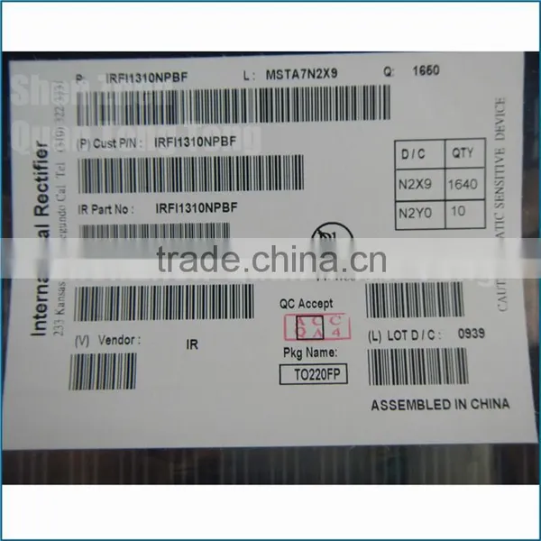 Electronic IRFI1310NPBF Quality Guarantee photo-5