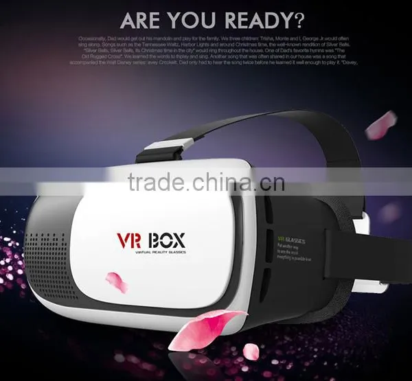 2016 Newest With Remote Bluetooth Control Google Cardboard Virtual Reality VR BOX 3D Glasses for Iphone Smart photo-6