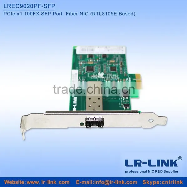 PCI Express x1 100FX SFP Port Optical Network Card photo-3