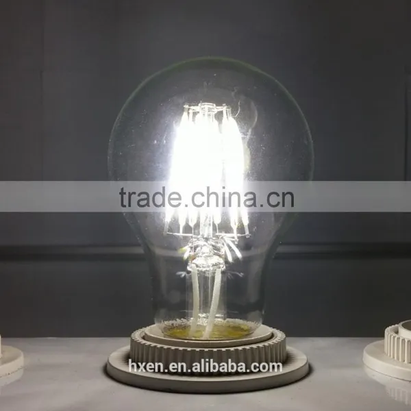 UL Listed A19 A60 Filament Light Bulb E26 6w Led Edison Light photo-6