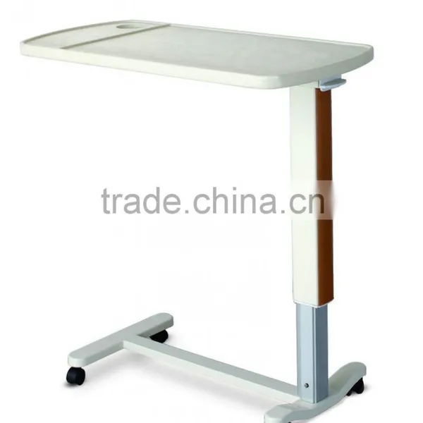 Hpspital Furniture Air Spring Hospital Bed Side Table Over Bed Table photo-2