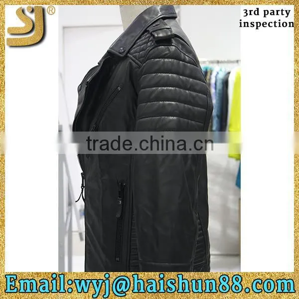 Hot Selling Womens Leather Jackets, Jacket Factory Guangzhou Leather Jacket, Women Casual Leather Jacket photo-6