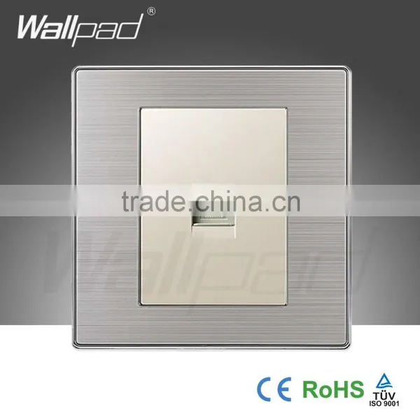 2015 China Hot Sale Wholesaler Wallpad Luxury Wall Light Switch Panel Network Computer COM Socket photo-2