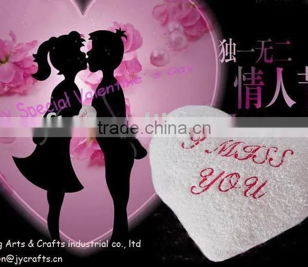 Plush " I Miss You" Heart Cushion