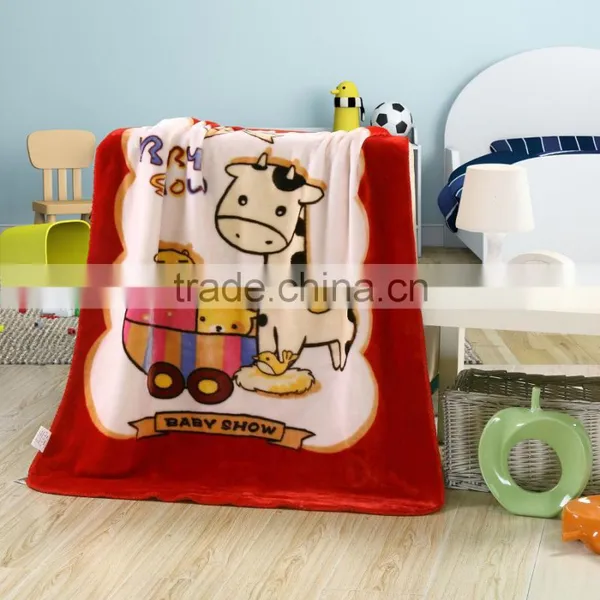 100% Polyester Coral Fleece Blanket Custom Marking Printed Blanket photo-4