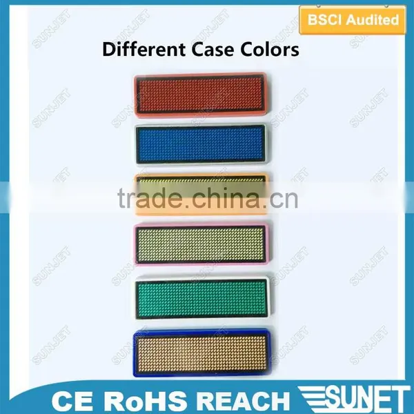 Hot Wholesale Led Scrolling Mini Display Blanks for Lapel Pins photo-3