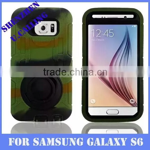 Fashion Design Armor Silicone PU Case For Samsung Galaxy S6 photo-3