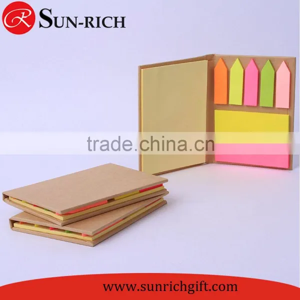 Creative Eco-friendly Craft Paper Cover Sticky Notepad 7 Sticky Notes photo-3