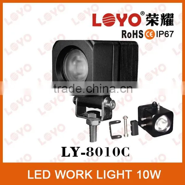 2013 New Black Led Motorcycle Auxiliary Lights, 10w USA Led Work Light