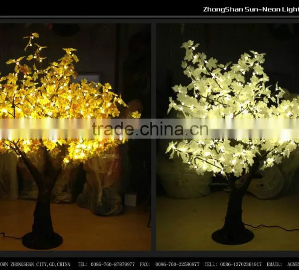 2016 New Product Decorative Led Artificial Japanese Maple Tree photo-3