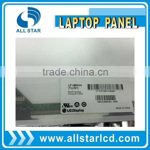 Laptop Parts 14.0" Led Screen for LP140WH4 1366*768 Laptop Monitor Glossy