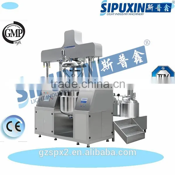 Sipuxin Stationary Homogeneous Paste Emulsifying Machine/high Pressure Homogenizer Emulsifier/cosmetic Emulsifying Machine photo-4