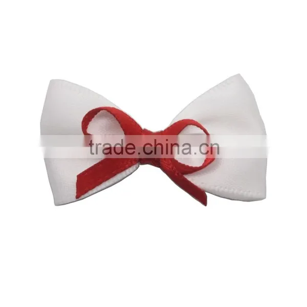 New Production Segmented Color Bowknot Shape Satin Rose Flowers Artificial photo-6