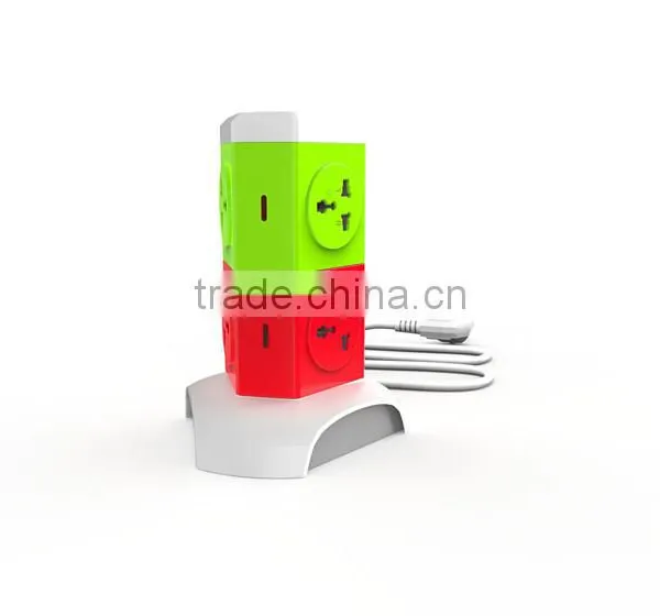 Colorful Universal 4/6/8 Outlet Power Strip With Usb photo-4