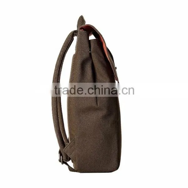 Cotton Canvas Laptop Backpack photo-3