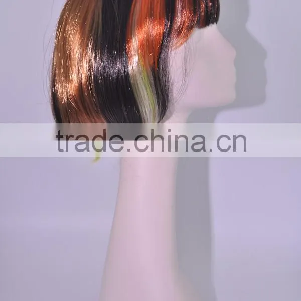 A022 Factory Colorful Short Bob Hair Wigs, Synthetic Hair Cosplay/ Party Wigs in Stock Wholesale photo-2