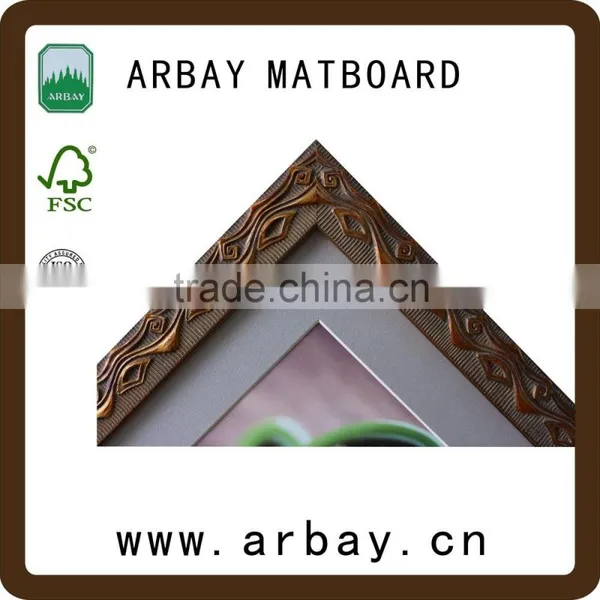 Photo Frame Mat Board Single Opening Matboard Mat Paper Photo Frame Border Decorative Shadow Box Frame White photo-2
