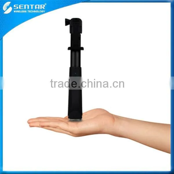 2015 Wholesale Aluminum Made Extendable Wireless Bluetooth Selfie Monopod With Adjustable Phone Holder photo-3