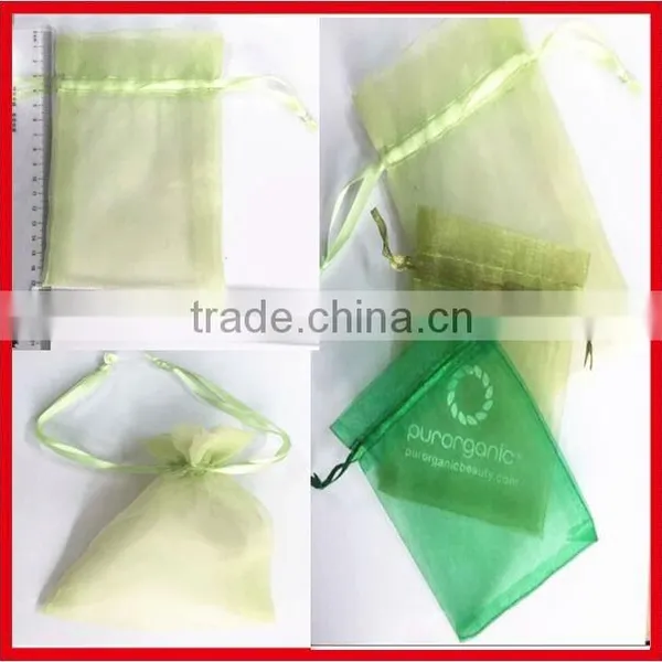 Custom Design Logo Jewelry Packing Drawable Organza Bags ,Wedding Gift Bags & Pouches photo-3