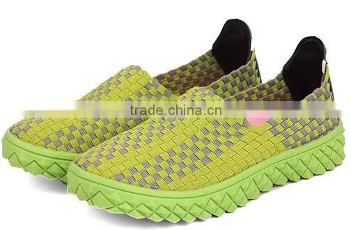 Beautiful Multi Color Handmade Elastic Woven Shoes,casual Shoes photo-4