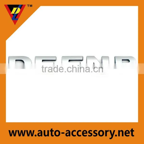 Custom Car Emblem Badges, Plastic Abs Car Sticker, Chrome Letters Car Emblem