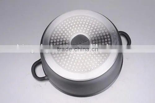 Aluminum Non-stick Casserole Stockpot With Glass Lid photo-2