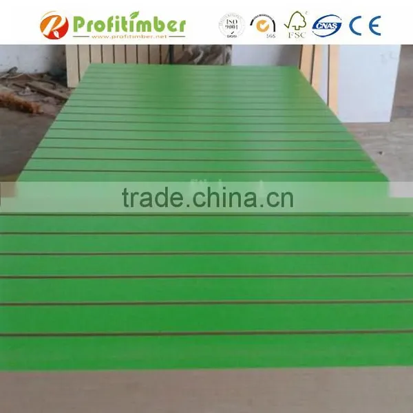 Melamine Slotted MDF Slatwall Board for Display photo-6