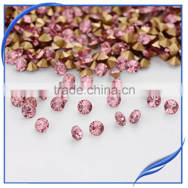 Point Back Chaon 8mm Rhinestone 888 Chaton Stone for Jewelry Accessary ,wedding Dress Saree photo-5