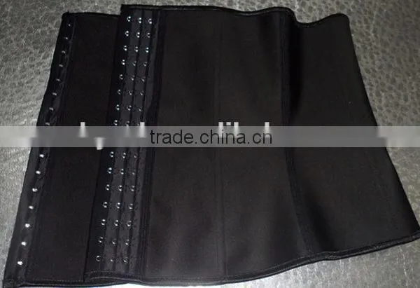 The Most Popular Design Solid Color Mature Women Steel Bone 100% Latex Rubber Corset photo-4