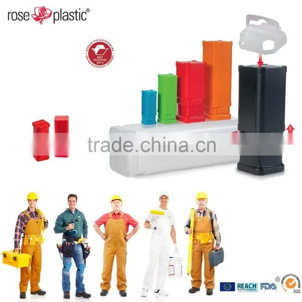 Round Square Plastic Tubes for Packaging Material BK photo-6