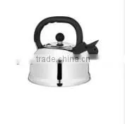 Stainless Steel Whistling Kettle With Fixed Handle Bakelite Material