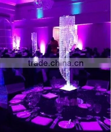 Nice Wedding Centerpiece Clear Crystal Table Flower Stand