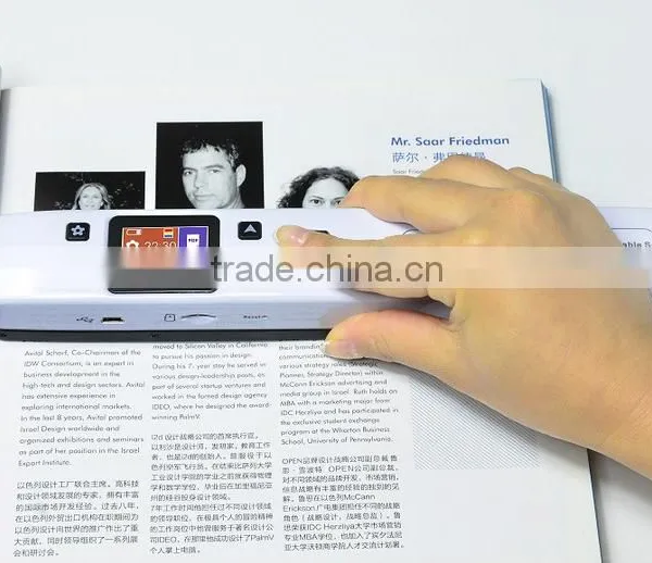 High Speed Portable Scanner A4 Size Document Scanner 1050DPI JPG/PDF Support 32G TF Card Mini Scanner Pen With Pre View PIcture photo-3