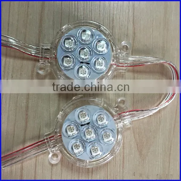 hot sale DC24V 7leds UCS1903 waterproof rgb led pixel light for decoration