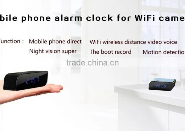 Safty Security Alarm Clock Wireless Covert Security Cameras photo-2