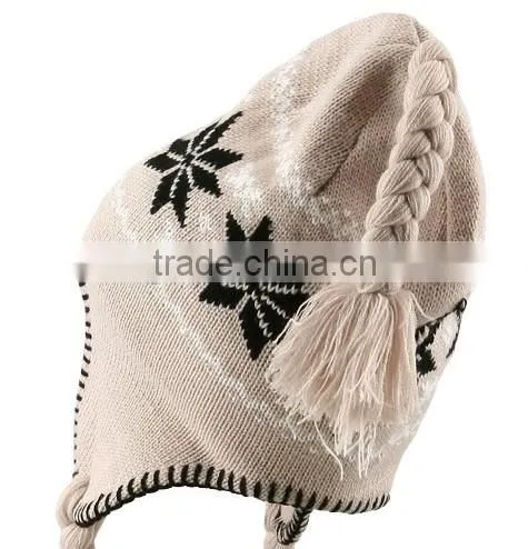 Free Knit Pattern For Hat Earflaps In Winter Make You Warm photo-3