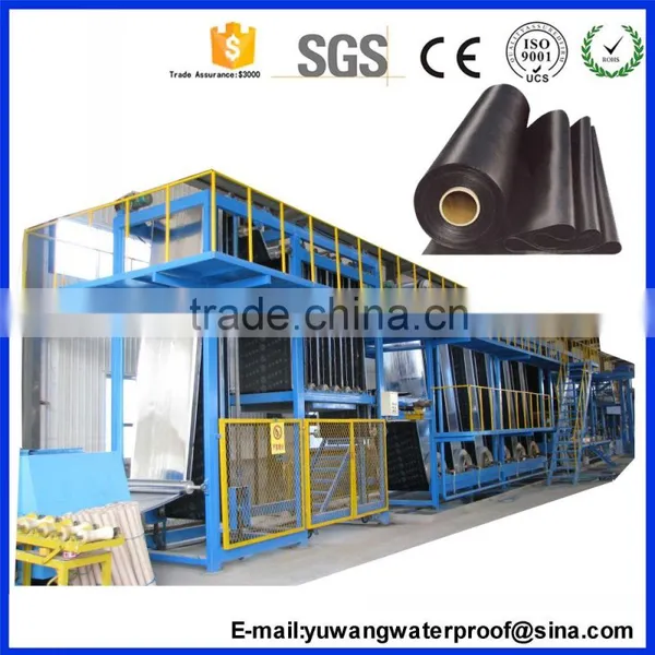 SBS Self-adhesive Basement Waterproof Breathable Membrane Making Machine For Sale photo-4