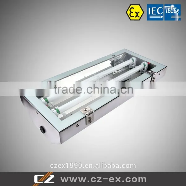 Metal Enclosure Zone 1 2 21 22 Explosion Proof Emergency 2x14(28)W/2x28(36)W Fluorescent Light Fittings