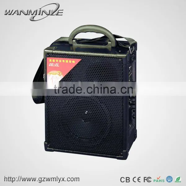 Portable Active Speaker With Shoulder Strapping HiFi Bluetooth Speaker for Outdoor Using