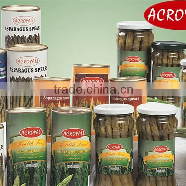 Canned Green Asparagus Tips and Cuts/Canned Food/Canned Vegetables photo-5