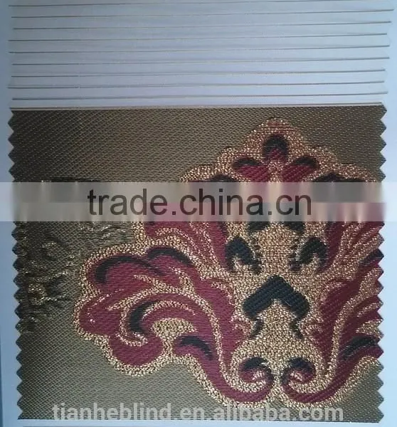 Big Flower Zebra Window Blinds Fabrics, Sun Shade Zebra Blinds photo-5