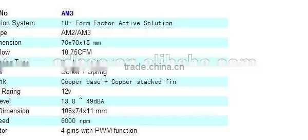EDNSE Cpu Cooler Cpu Radiator AM3 Cpu Fan / Amd Am3 Am2 k8 Cpu Cooler for Intel photo-4