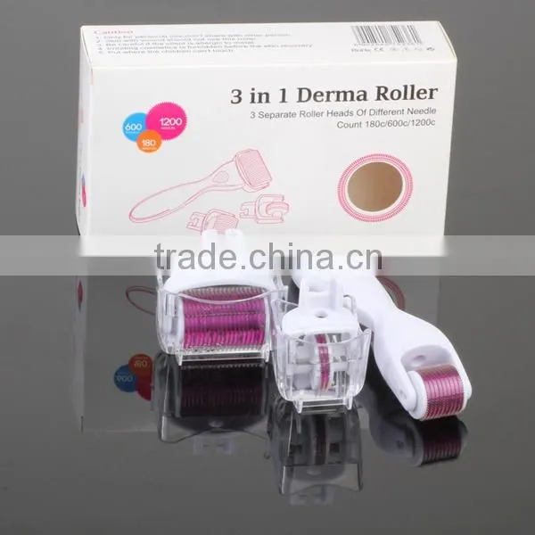 Factory Price 3 in 1 Derma Roller for Hair Loss Treatment photo-2