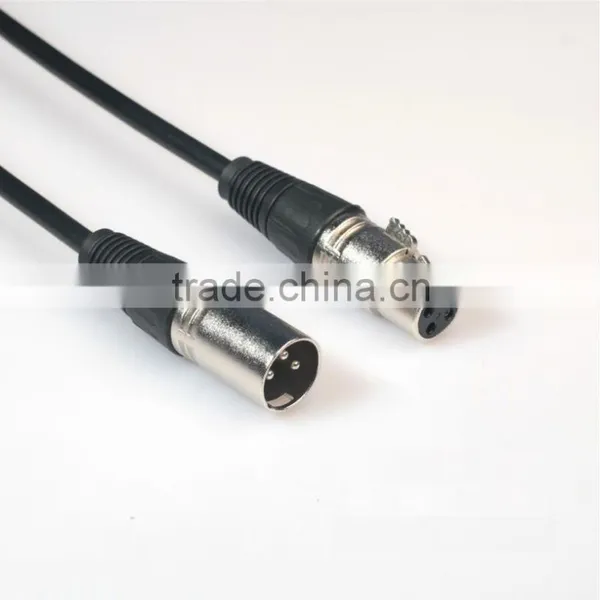 3Pin XLR Male to Female Microphone Audio Connector Cable Micro Extension Cable Cord photo-3