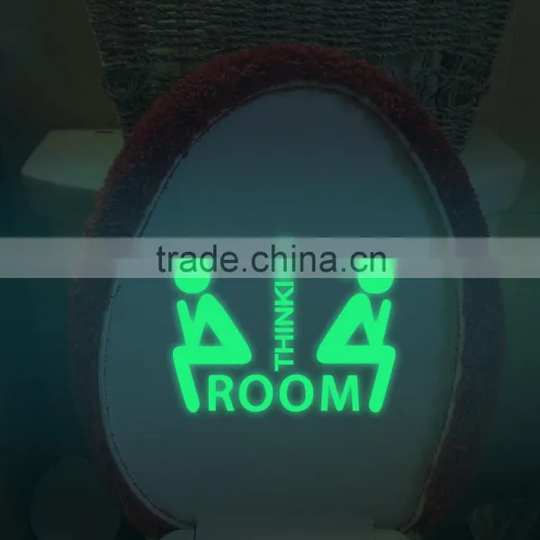 Custom Home Decoration Removable Self-adhesive Toilet Sticker photo-4