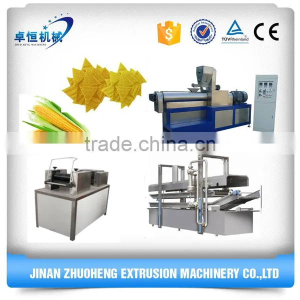 Corn Flour Doritos Tortilla Chip Extruder Machine photo-3